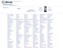 Tablet Screenshot of 4m.no